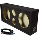 Qpower Full Range Empty Box Holds 2 - 8" & 2 - Super Tweeter w/ Speakon CH102S