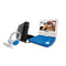 SYLVANIA SDVD7060-A-COMBO-BLUE 7" Swivel-Screen Portable DVD Player Bundle Blue