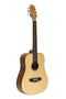 Stagg Acoustic Dreadnought Travel Guitar - Natural - SA25 SPRU TRAV