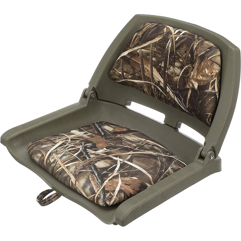 Attwood Swivl-Eze Padded Flip Seat - Camo 98391GNMX