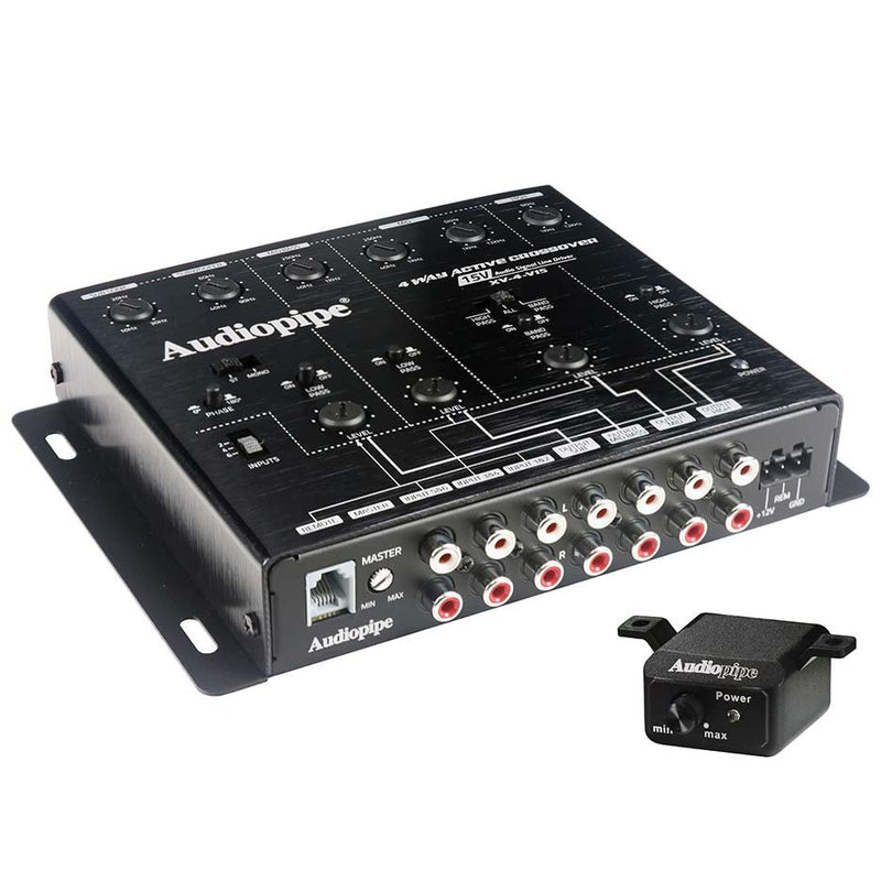 Audiopipe 4 Way Crossover 6 ch. Input 8 ch. Output XV4V15