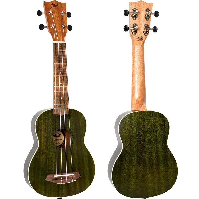 Flight Soprano Ukulele with Gig Bag - Jade/Green - NUS380