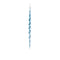 Blue Icicle Twist Drop Ornament (Set of 12)