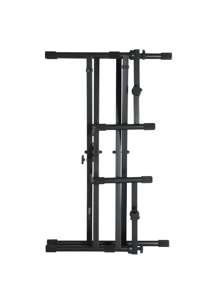 Gator Frameworks Heavy Duty 2 Tier “X” Style Keyboard Stand - GFW-KEY-5100X