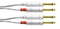 Cordial Cables 5' Unbalanced Twin - 1/4" to 1/4" - White - CFU1.5PP-SNOW