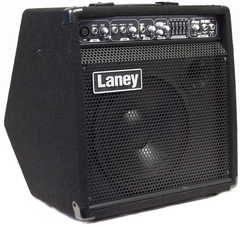 Laney Audiohub 80 Watt Guitar Cabinet Amplifier with Delay/Equalizer - AH80