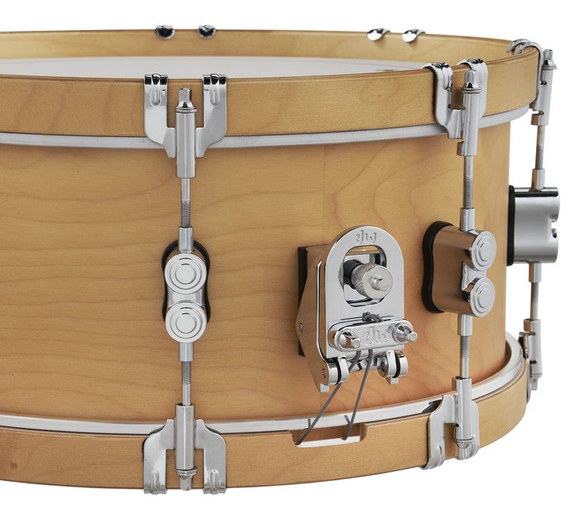 PDP Concept Classic 6.5x14 Natural Stain Snare w/ Natural Stain Wood Hoops