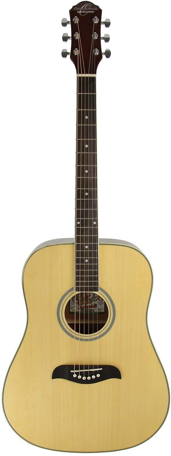 Oscar Schmidt Dreadnought Acoustic Guitar - Natural - ODN