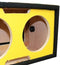 DeeJay LED 10" Side Speaker Enclosure w/ 3 Horn & 2 Tweeters Ports - Yellow