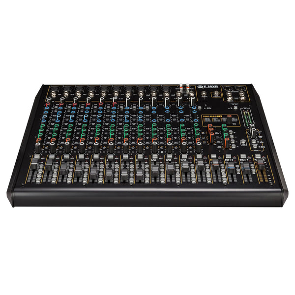 RCF 16 Channel Mixing Console w/ Multi-FX & Stereo USB Interface - F-16XR