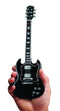 Axe Heaven Gibson SG Standard 1:4 Mini Guitar Replica - Ebony - GG-221