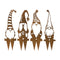 Metal Gnome Garden Stake (Set of 4)