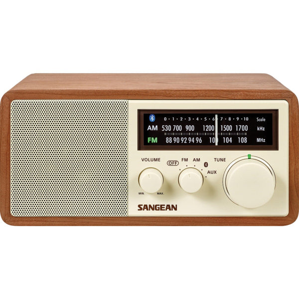 Sangean AM/FM Bluetooth Wooden Cabinet Radio - WR-16