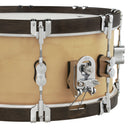 PDP Concept Classic 6.5 x 14 Natural Stain Snare w/ Walnut Stain Wood Hoops