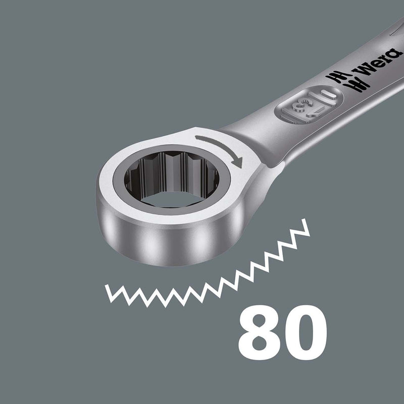 Wera Joker SAE Ratcheting Combination Wrench 8 Piece Set