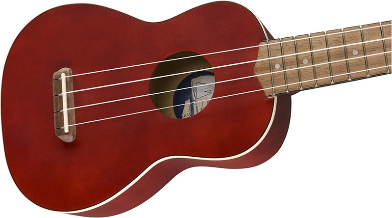 Fender Venice Soprano Ukulele - Cherry