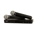 Shure Wireless Dual Microphone Vocal System with Two PG58 Mics - BLX288/PG58-H9