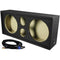 Qpower Full Range Empty Box for 2 - 10" & 2 Super Tweeter w/ Speakon CH103S