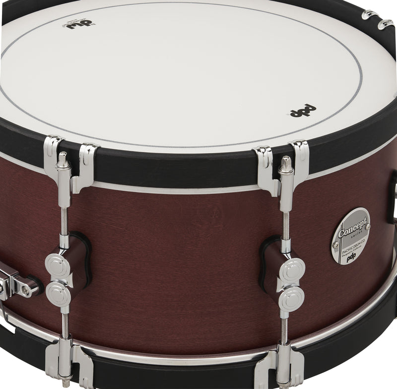 PDP Concept Classic 6.5x14 Ebony Stain Snare Drum with Ebony Stain Wood Hoops