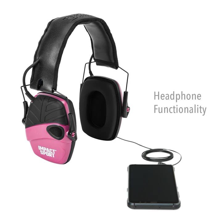 Howard Leight Sound Amplification Electronic Shooting Earmuff - Pink - R-02523