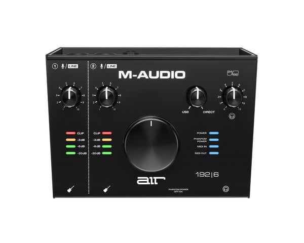 M-Audio AIR 192 2x2 USB Audio/MIDI Interface w/ Studio One Prime - AIR192X6