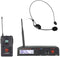 Nady 100-Channel Wireless Headset Microphone System - U-1100HM3