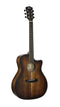 Cort COREGAOPLB Core Series Acoustic Electric Cutaway Guitar - Solid Blackwood