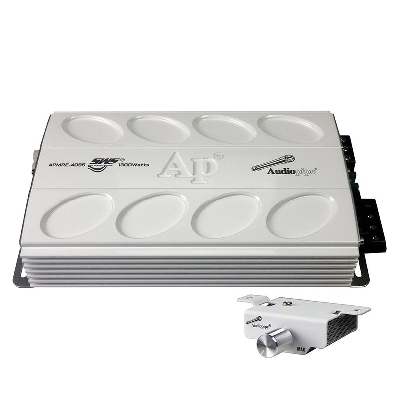 Audiopipe Marine 4 Channel Mini Amplifier 1300W Max APMAR-4095