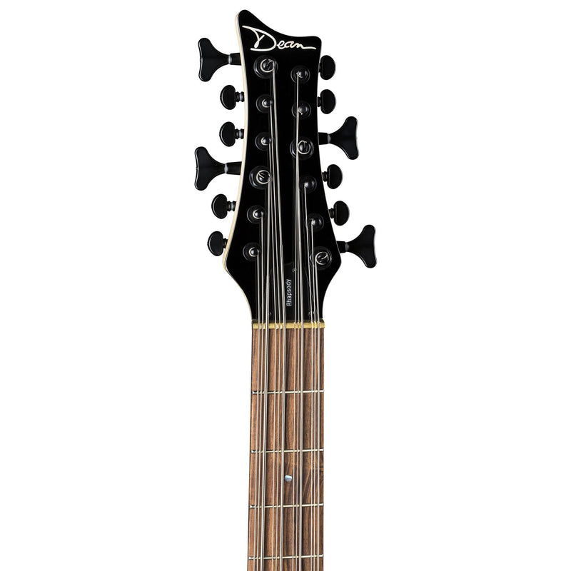 Dean Guitars Rhapsody 12 String Bass Guitar - Trans Black - RH12 TBK