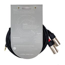 Cordial 6' Y Adapter - Stereo 1/8″ TRS to Left/Right XLR Male - CFY1.8WMM