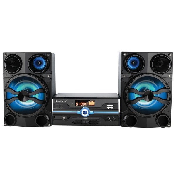 Supersonic Hi-Fi Audio System - CD Bluetooth & Aux/USB/Mic Inputs - New Open Box