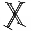 On-Stage ERGO-LOK Double-X Keyboard Stand w/ Lok-Tight Construction - KS8291XX