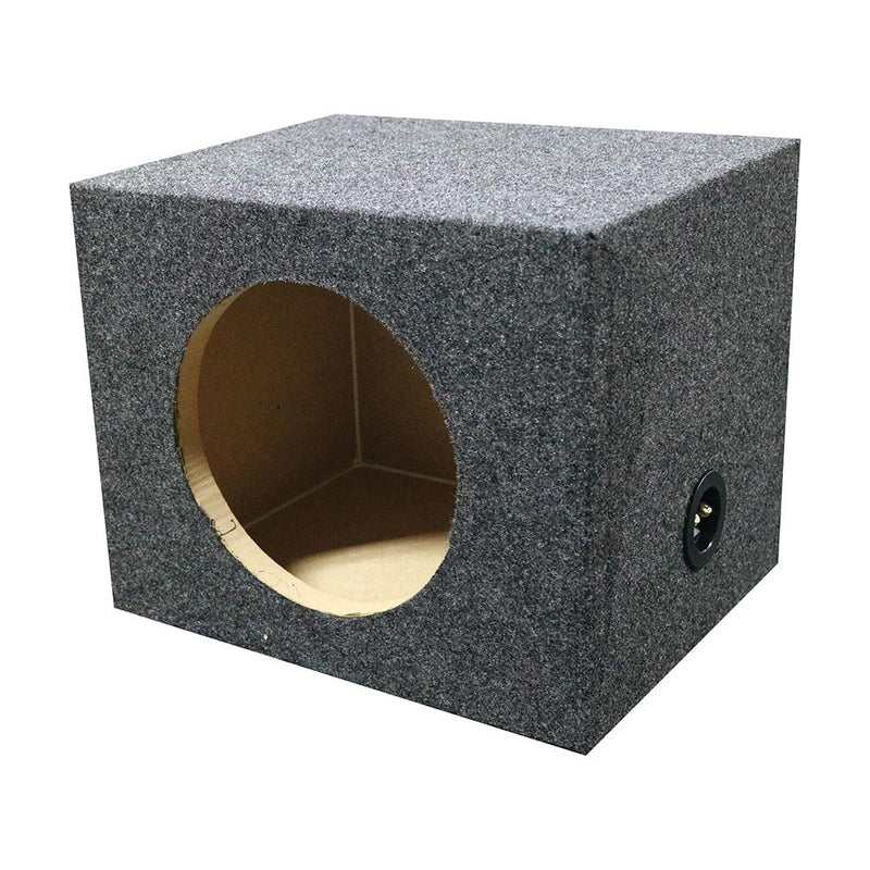 Qpower Empty Woofer Box 10" Square  QSMPSQ10E