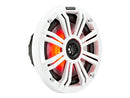 Kicker KM 6.5" 195 Watt 4 Ohm LED Marine Coaxial Speakers - 43KM654LCW