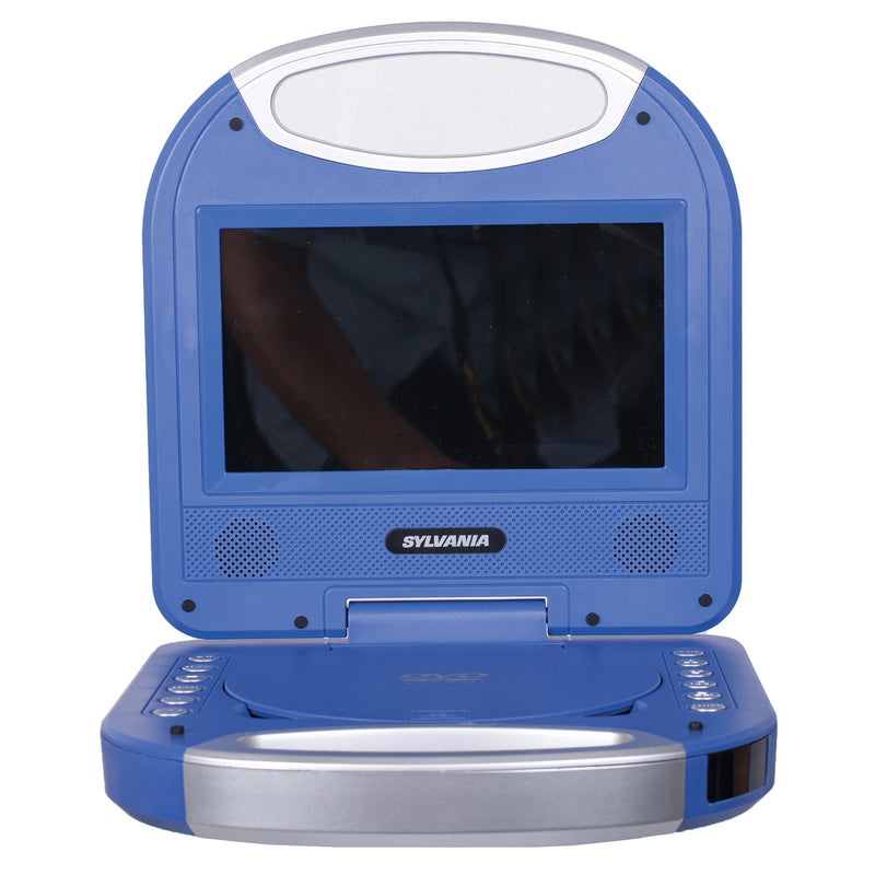 SYLVANIA SDVD7049-BLUE 7-In. Portable DVD Player w/ Handle & Earphones (Blue)