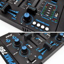 Pyle Pro PMX7BU 3-Channel Bluetooth DJ Audio Mixer