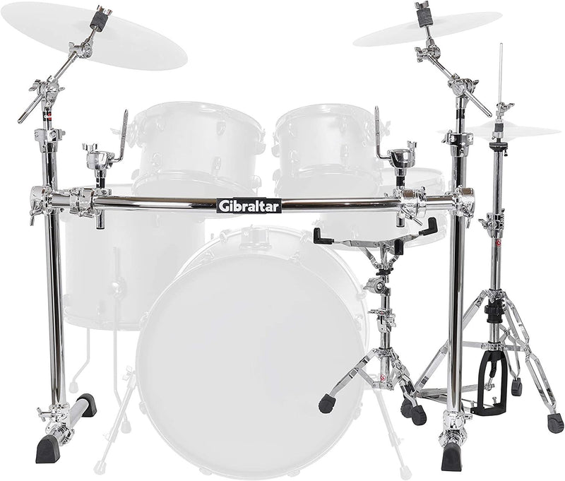 Gibraltar Chrome Series Curved Front Rack with Cymbal Booms - GCS302C