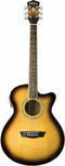 Washburn EA15ATB Festival Series Acoustic Electric Guitar - Tobacco Sunburst