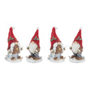 Winter Gnome on Skis Figurine (Set of 2)