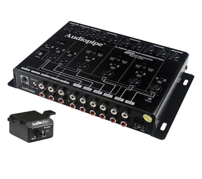 Audiopipe 6 Way Crossover 8 ch. Input 12 ch. Output XV6V15