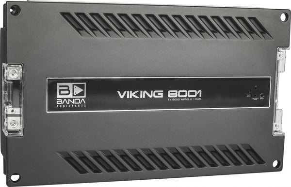 Banda 8000 Watts Max 1 Ohm Car Audio Mono Amplifier -  VIKING 8001