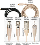 Galaxy Audio Dual Ear Beige Omni-Directional Microphones - HSM3-OBG-4SHU