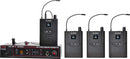 Galaxy Audio 4-Pack 16 CH Stereo Wireless In-Ear Monitor System - AS9504P2