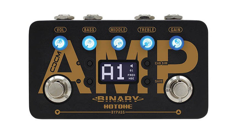 Hotone Binary Amp CDCM Amplifier Simulator Effects Pedal - BAP-1