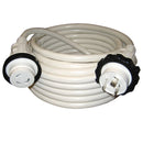 Marinco 30A 125V Molded Standard Cordset - White - 50'