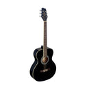 Stagg 4/4 Auditorium Acoustic Guitar - Black - SA20A BLK