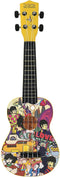 JHS The Beatles Soprano Ukulele: Yellow Submarine Design - YSUK04