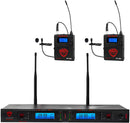 Nady Dual 1000-Channel Professional UHF Wireless Mic System - 2W-1KU LT