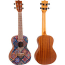 Flight Art Series Fusion Sapele Concert Ukulele w/ Gig Bag - AUC-33 FUSION