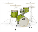 PDP New Yorker 4 Piece Shell Pack - 16/10/13/14 - Electric Green Sparkle - PDNY1